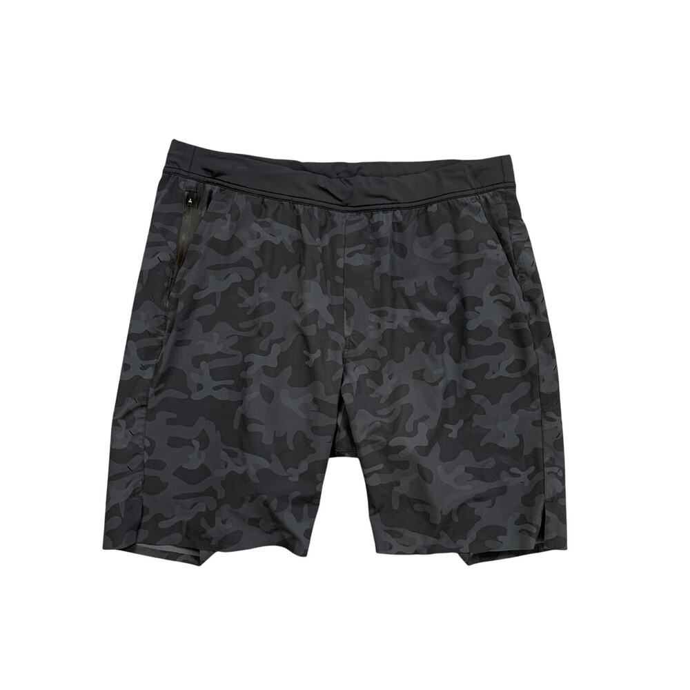 Ten Thousand Shorts Mens XL Black Camo Interval Lined Drawstring Active Training